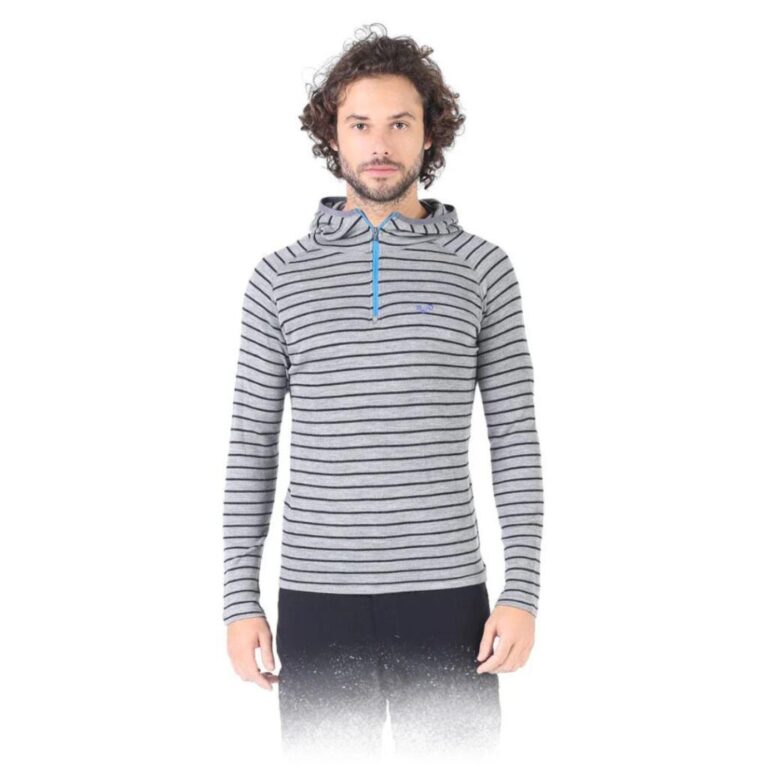 WOOLONA THOR M. Dukserica dugi rukav 1/4 zip