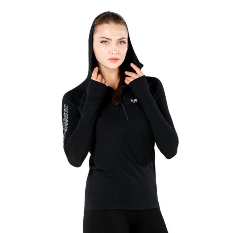 WOOLONA DOCCA Ž. Dukserica dugi rukav 1/4 zip