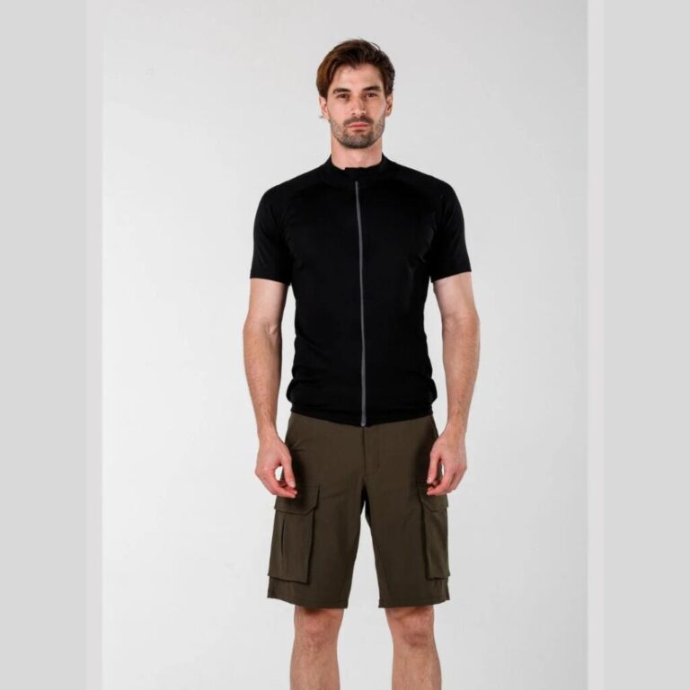 WOOLONA VELO M. Biciklistički dres kratki rukav zip