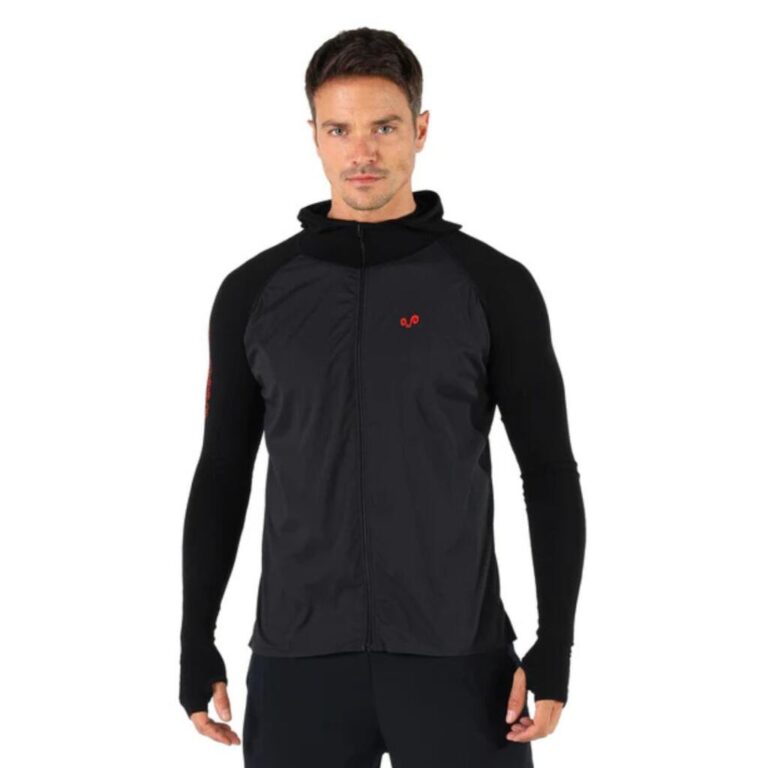 WOOLONA PAKKE M. Dukserica dugi rukav zip